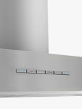 Smeg chimney cooker hood 70cm stainless steel, UK version