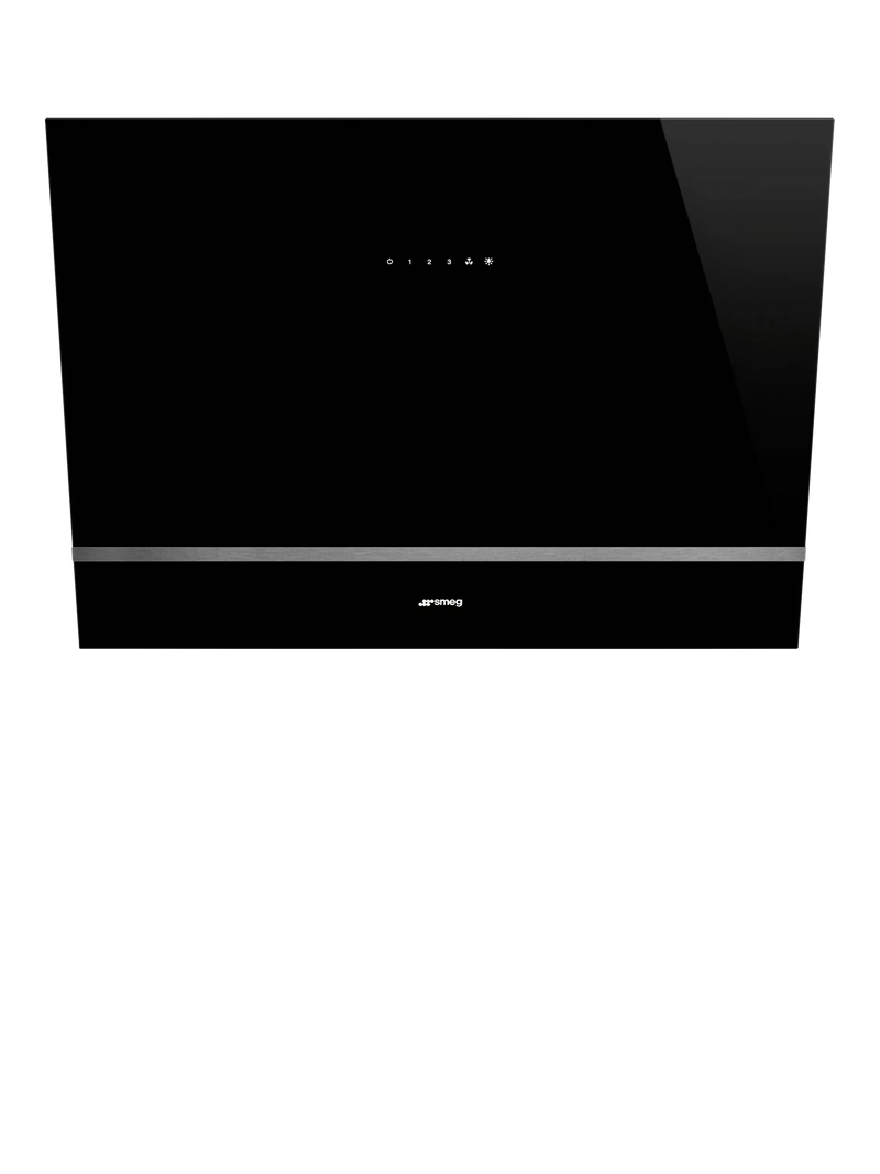 Smeg KV28N black 90cm wall cooker hood - British product
