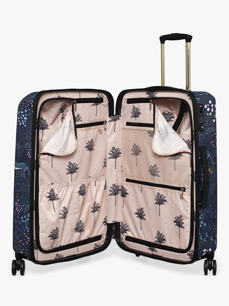 Sara Miller large suitcase Midnight Leopard 77cm 82L - British product