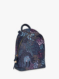 Sara Miller faux saffiano leather mini backpack Midnight Leopard, UK version