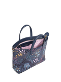 Sara Miller medium tote bag in Midnight Leopard faux leather, UK version