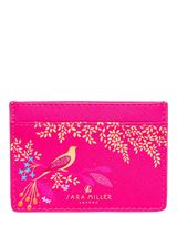 John Lewis Sara Miller Chelsea Faux Saffiano Leather Card Holder Pink- Buy online at McGrocer