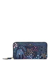 John Lewis Sara Miller Large Zip Purse Midnight Leopard- Buy online at McGrocer