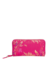 John Lewis Sara Miller Chelsea Large Zip Around Faux Saffiano Leather Purse, Pink- Buy online at McGrocer
