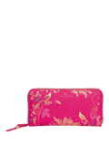 Sara Miller Chelsea large zip around faux saffiano leather purse pink, UK version