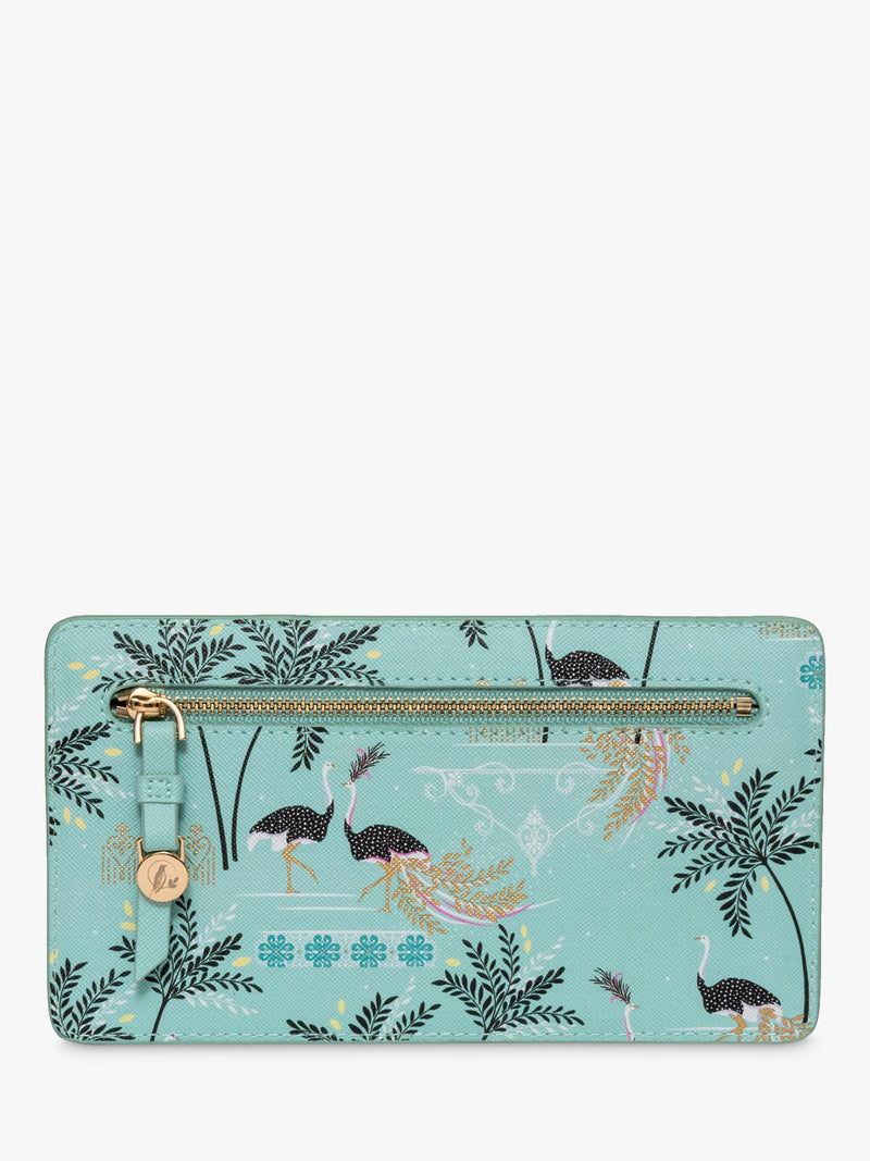 Sara Miller travel organiser gift set mint ostrich - British product