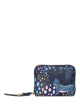 John Lewis Sara Miller Small Zip Purse, Midnight Leopard- Buy online at McGrocer