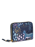 Sara Miller Midnight Leopard small zip purse, UK version