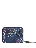 Sara Miller Midnight Leopard small zip purse, UK version