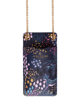 John Lewis Sara Miller Faux Saffiano Leather Phone Pouch, Midnight Leopard- Buy online at McGrocer