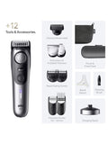 Braun Series 9 beard trimmer black with 12 tools (British brand)