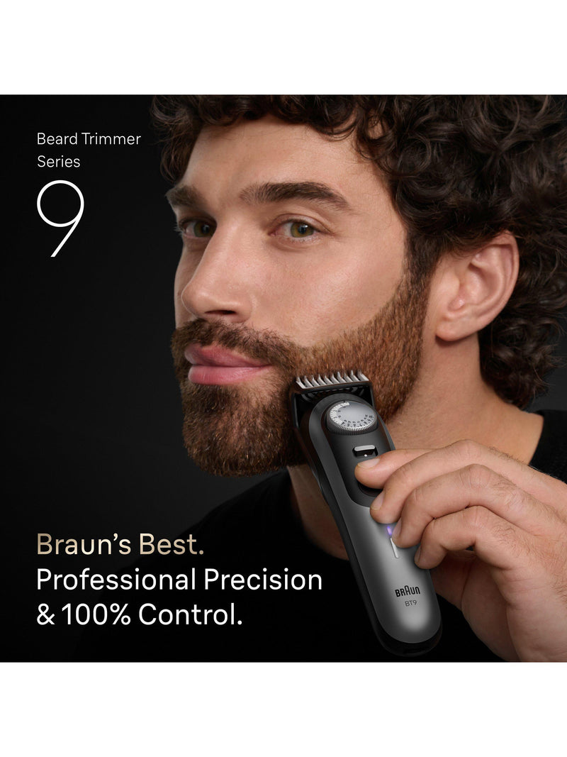 Braun Series 9 beard trimmer black with 12 tools (British brand)