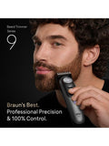 Braun Series 9 beard trimmer black with 12 tools (British brand)