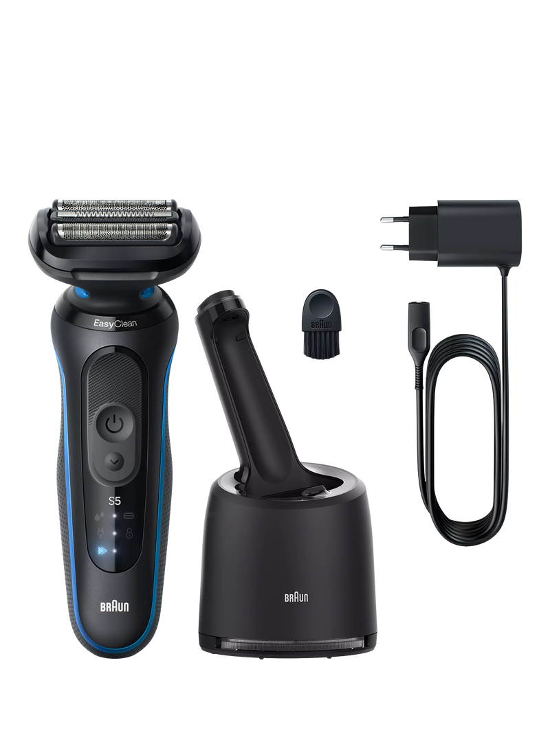 Braun Series 5 electric shaver black model 52-B7000cc, UK version