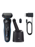 Braun Series 5 electric shaver black model 52-B7000cc, UK version