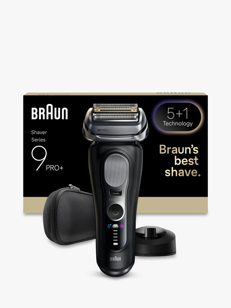 Braun Series 9 PRO+ electric shaver black (British brand)