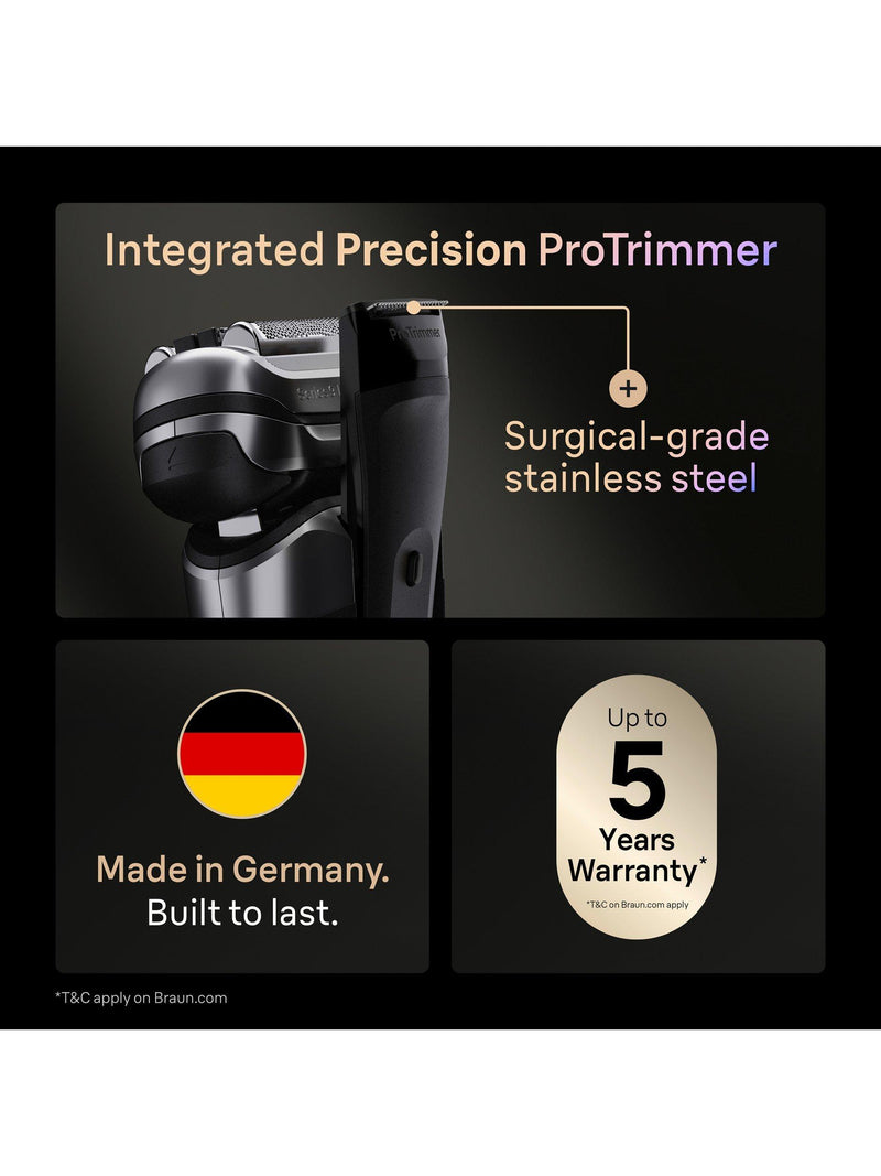 Braun Series 9 PRO+ electric shaver black, imported from the UK
