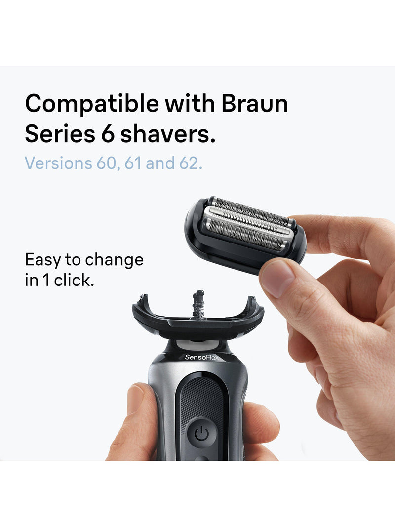 Braun Series 6 shaver head replacement, UK version