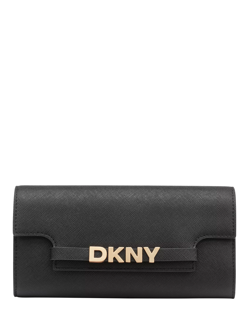 DKNY Avril leather wallet Black/Gold - British product