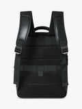 OSPREY LONDON Charlie black leather backpack, imported from the UK
