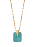 Astley Clarke Deco sapphire pendant necklace 46cm - British product