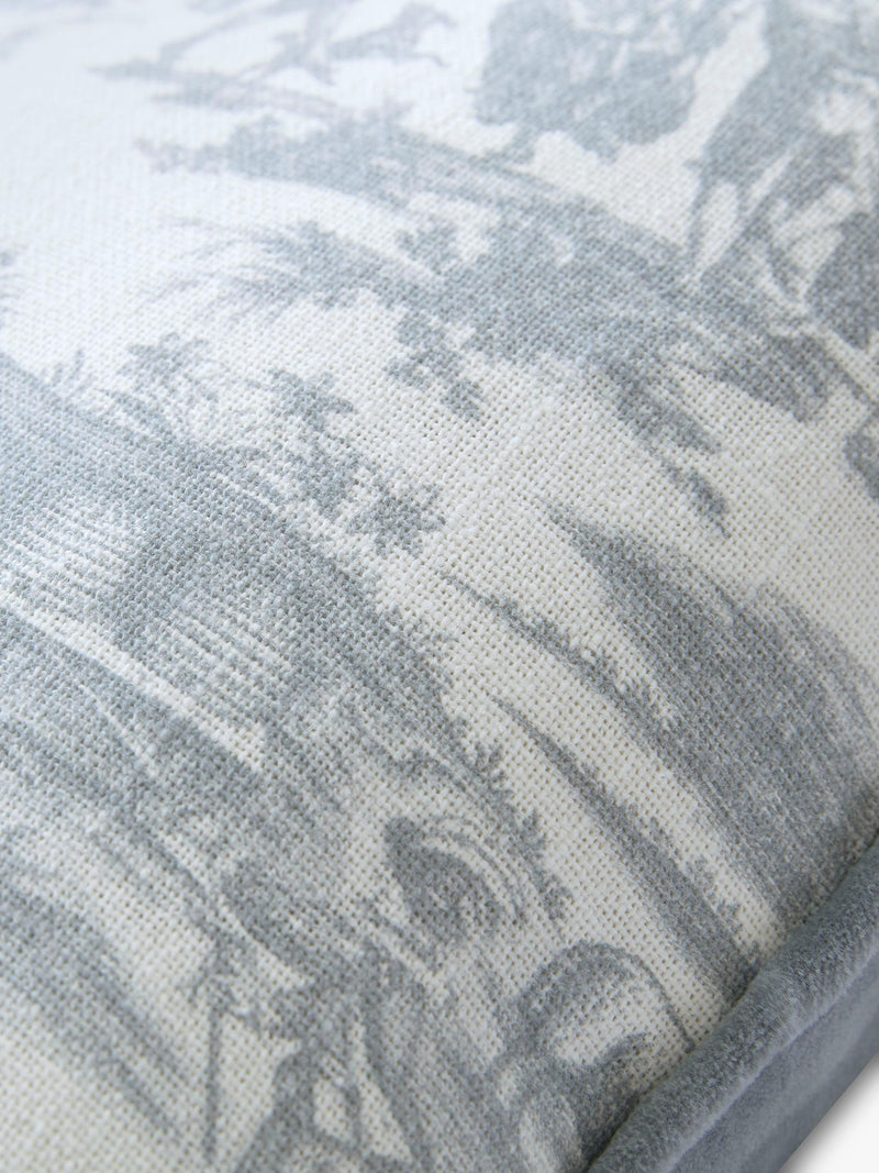 Laura Ashley Braysmith Toile cushion in blue 45x45cm (British brand)