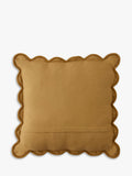 Laura Ashley Brady scalloped cushion with velvet finish, UK version