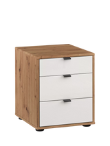 John Lewis John Lewis Aspen 3 Glass Drawer Bedside Table- Buy online at McGrocer
