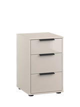 John Lewis John Lewis Newlyn 3 Glass Drawer Bedside Table- Buy online at McGrocer