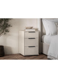 John Lewis Newlyn 3 glass drawer bedside table, imported from the UK