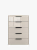 John Lewis Newlyn 5-drawer glass chest of drawers, UK version