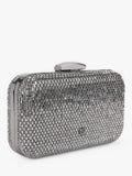 Miss KG Fleur embellished box clutch bag, imported from the UK