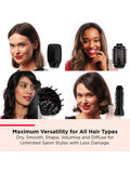 Revlon One-Step 4-in-1 Air Styler black, imported from the UK