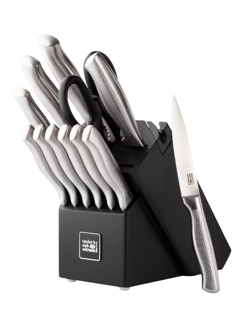 Taylor's Eye Witness knife block set 12 piece black, UK version