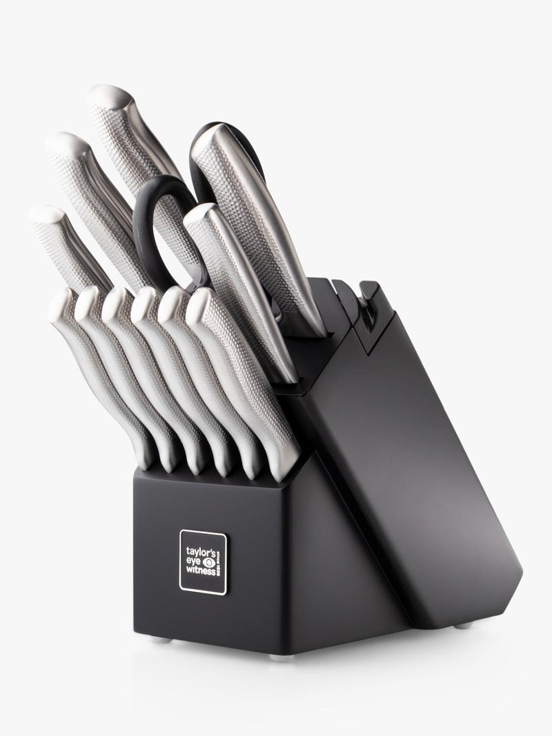 Taylor's Eye Witness knife block set 12 piece black, UK version