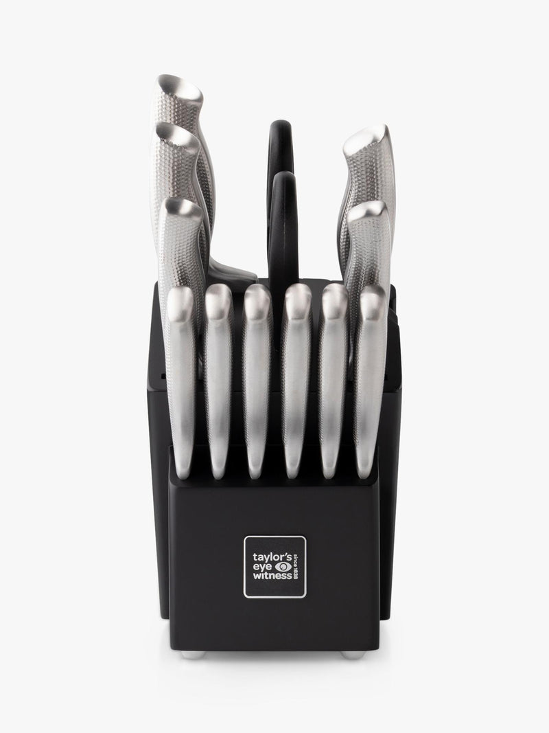 Taylor's Eye Witness knife block set 12 piece black, UK version