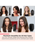 Revlon One Step 5-in-1 hair styler black imported from the UK