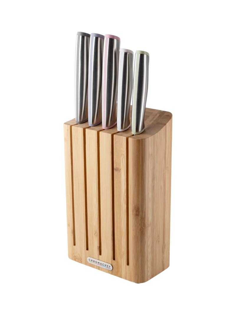 Taylor's Eye Witness Chromachef 5-piece knife block set (British brand)