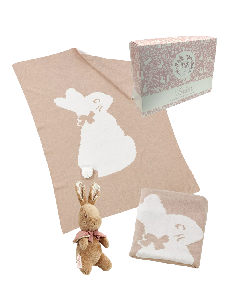 Rainbow Designs baby gift set Peter Rabbit Flopsy pink, imported from the UK