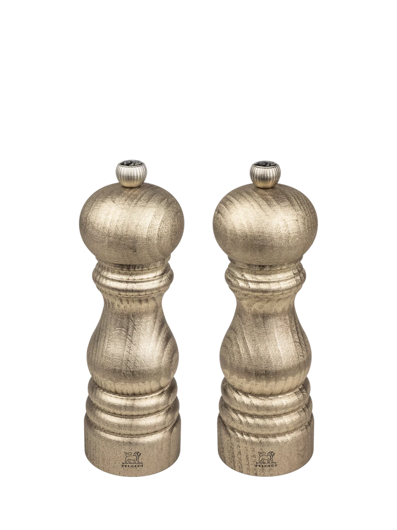 Peugeot Golden Paris u'Select salt and pepper mills 18cm - British product