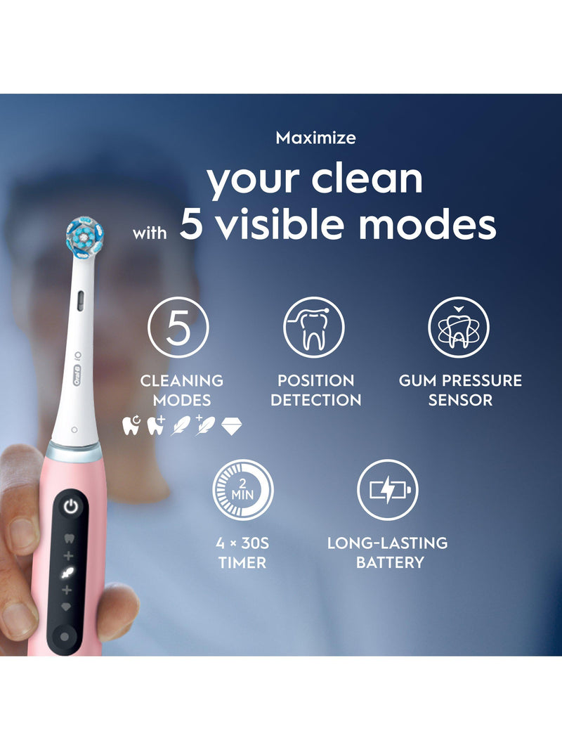 Oral-B iO5 Series electric toothbrush Matt Black (British brand)