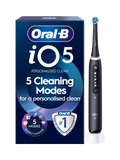 Oral-B iO5 Series electric toothbrush Matt Black (British brand)