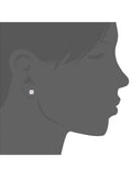 Mogul solitaire diamond stud earrings white gold 1.00ct - British product