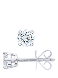 Mogul 18ct white gold diamond stud earrings 0.33ct - British product
