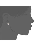 Mogul 9ct yellow gold diamond heart pendant and earring set 2.70g, imported from the UK