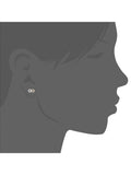 Mogul 9ct yellow gold diamond infinity pendant and earring set - British product