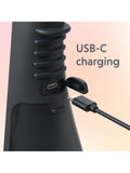 Ordo Sonic Flosser charcoal grey water flosser, imported from the UK