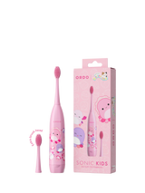 John Lewis Ordo Squishmallows Auggie Sonic Kids Battery Toothbrush, Pink- Buy online at McGrocer