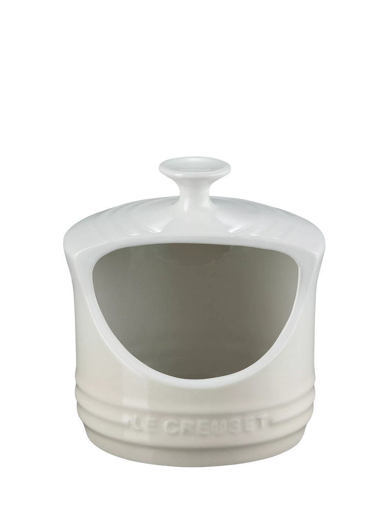 Le Creuset stoneware salt pig in Meringue colour - British product