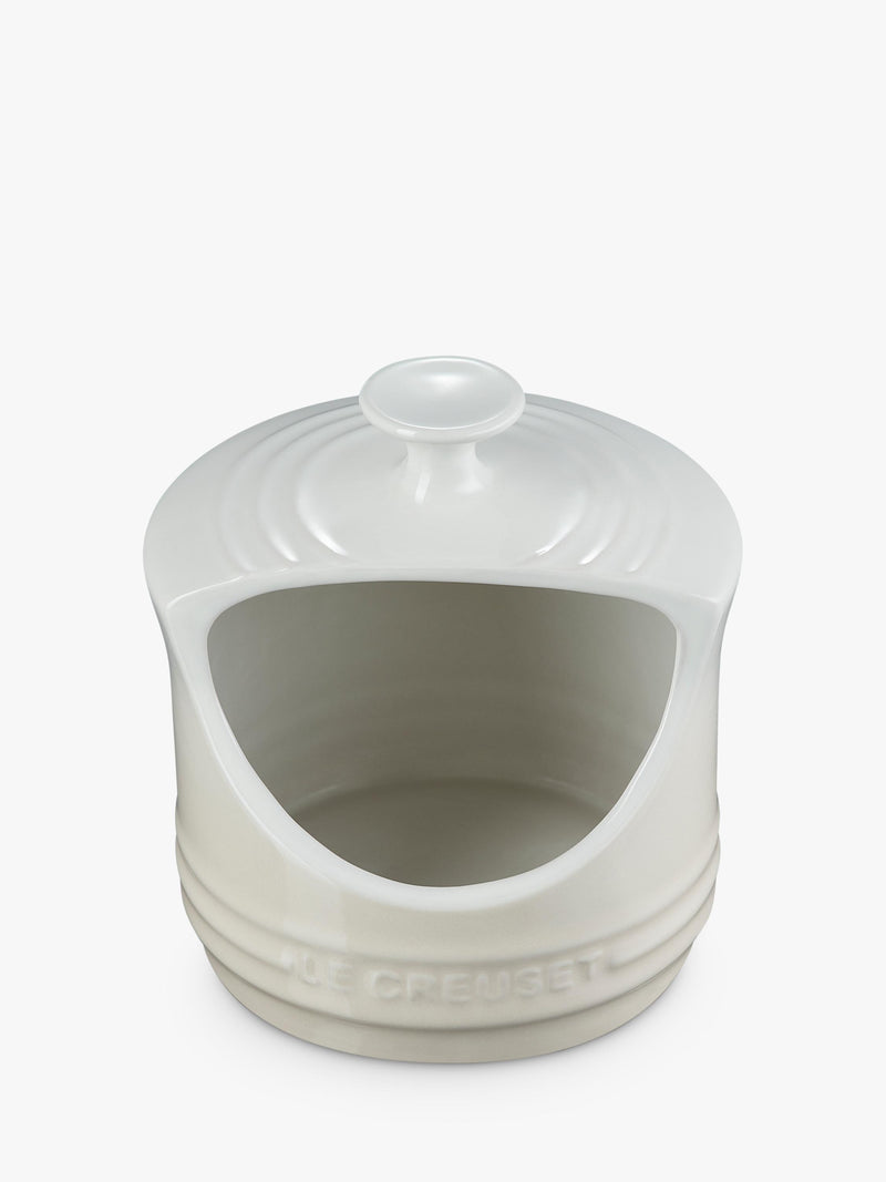 Le Creuset stoneware salt pig in Meringue colour - British product